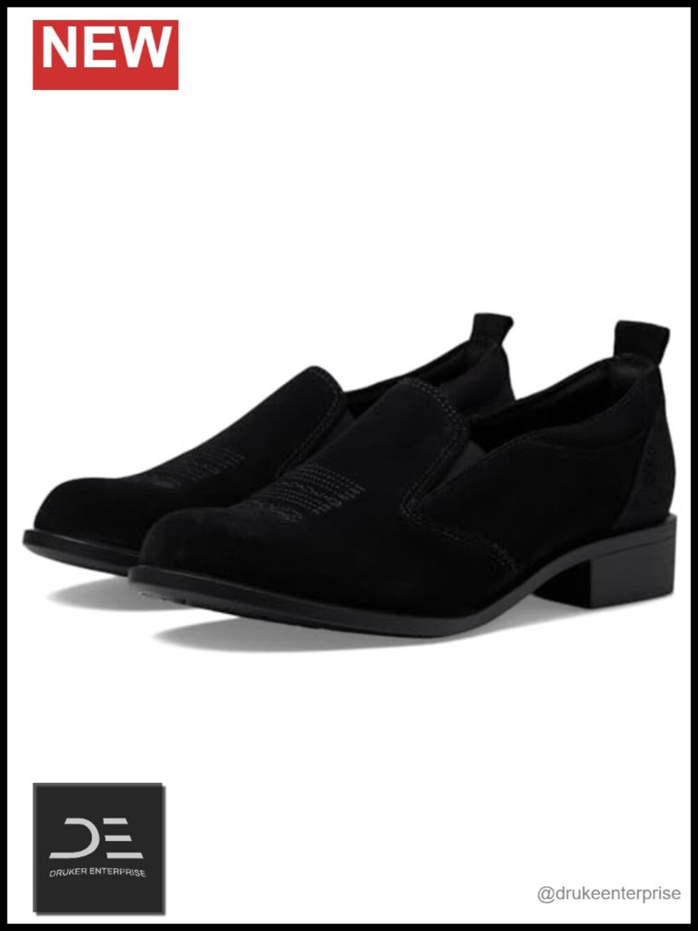 SAS Saddle Slip-On Loafer Women's Block Heel Pull-On Comfort Shoes